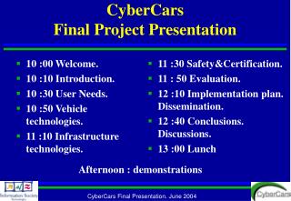 CyberCars Final Project Presentation
