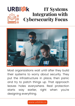 System Integration Services for IT Systems | Seamless IT Connectivity – URBlink
