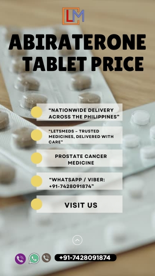 Abiraterone Presyo Cost Manila