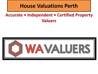 House Valuations Perth | Certified Residential Valuers WA
