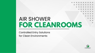Air Shower Cleanroom Systems for Industrial Use