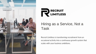 Hiring as a Service: Transforming Recruitment into a Growth System