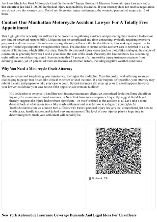 Motorcycle Accident Settlement Amounts With Actual Examples