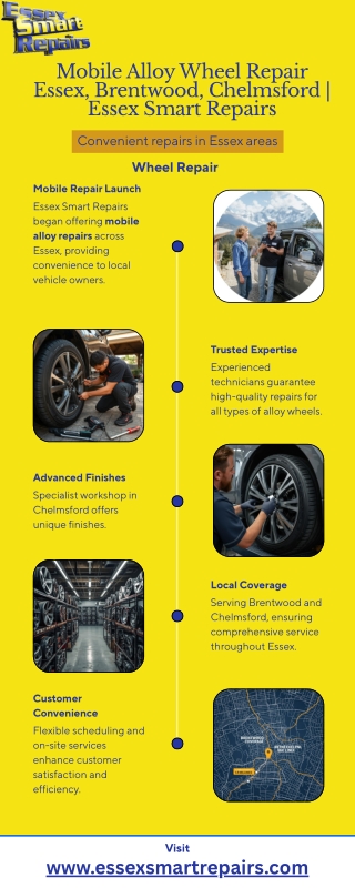 Mobile Alloy Wheel Repair Essex, Brentwood, Chelmsford  Essex Smart Repairs