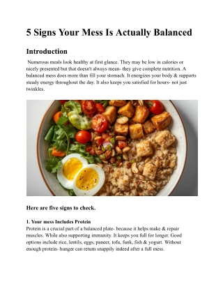 5 Signs Your Mess Is Actually Balanced - NutriNest