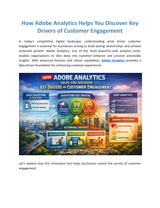 How Adobe Analytics Helps You Discover Key Drivers of Customer Engagement