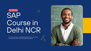 SAP COURSE IN DELHI NCR