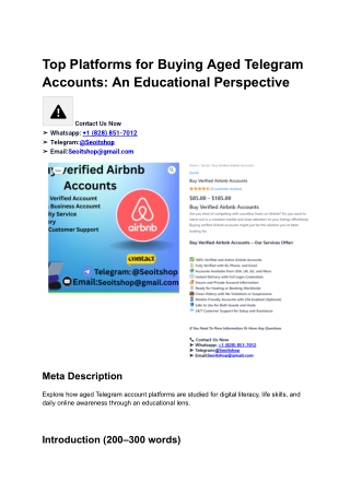 Top Platforms for Buying Aged Telegram Accounts (8)