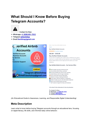 What Should I Know Before Buying Telegram Accounts (3)