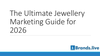 The Ultimate Jewellery Marketing Guide for 2026