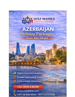 Affordable Azerbaijan Holiday Packages for Filipinos
