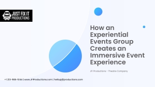 How an Experiential Events Group Creates an Immersive Event Experience - JFI  Productions