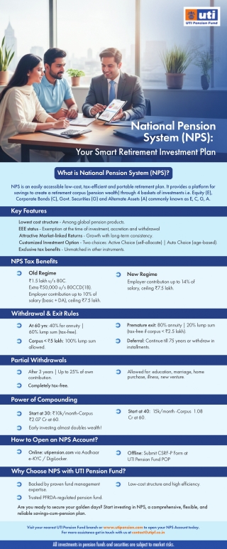 National Pension System (NPS): Your Smart Retirement Investment Plan