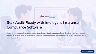 Stay Audit-Ready with Intelligent Insurance Compliance Software