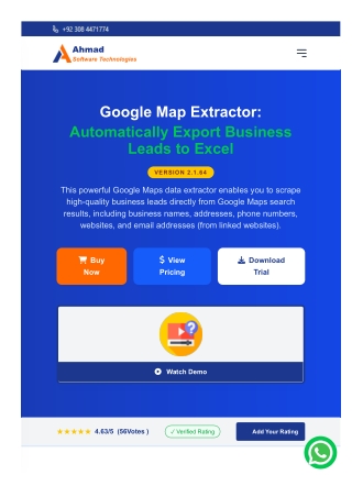 Google Maps Extractor