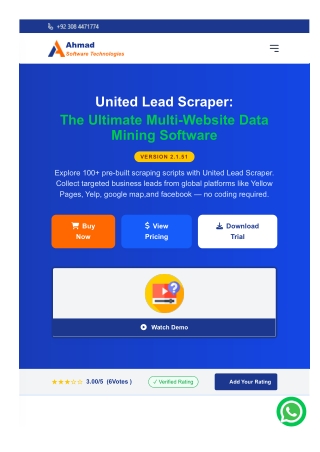 United Lead Scraper
