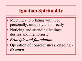 Ignatian Spirituality