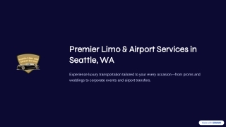 Seattle Limo & Airport Services in Seattle, WA 