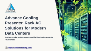 Advance Cooling Presents Rack AC Solutions for Modern Data Centers