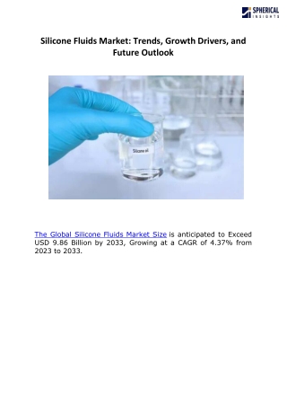Silicone Fluids Market A
