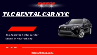 TLC Rental Car Nyc : Your Ride, Your Income