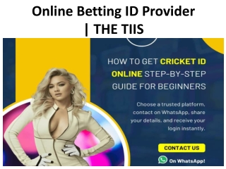 Online Betting ID Provider | THE TIIS