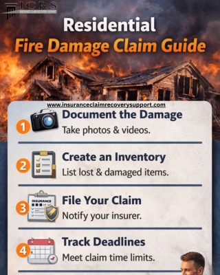 Residential Fire Damage Claim Guide – Insurance Support for Homeowners
