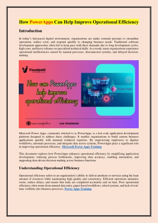 Power Apps Online Training & Power Automate Classes
