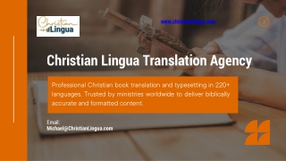 Church Translation Software