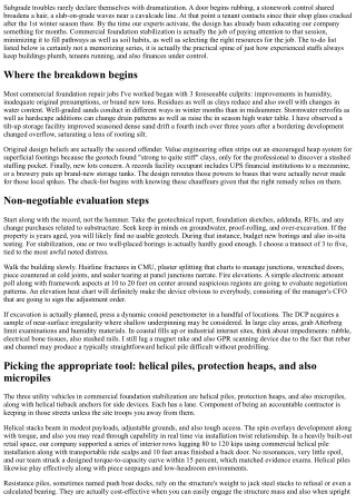 Commercial Foundation Stabilization: A Contractor's To-do list