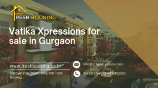 Vatika Xpressions Gurgaon – Premium Independent Floors for Refined Living