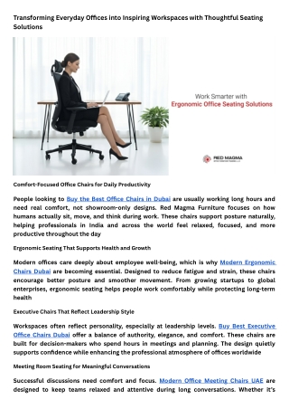 Manager Chairs That Balance Comfort and Authority