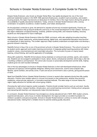 schools_in_greater_noida_extension_700_words