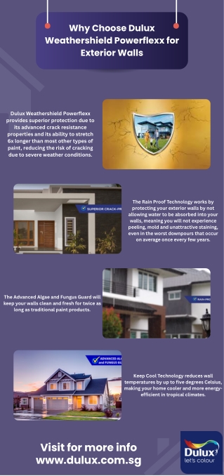 Why Choose Dulux Weathershield Powerflexx for Exterior Walls