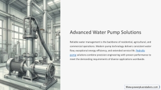 Advanced-Water-Pump-Solutions 28 Jan