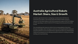 Australia Agricultural Robots Market Share