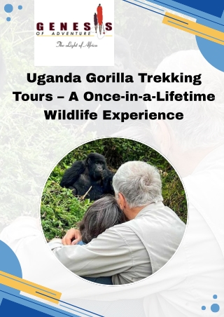 Uganda gorilla trekking tours | Genesis of Adventure