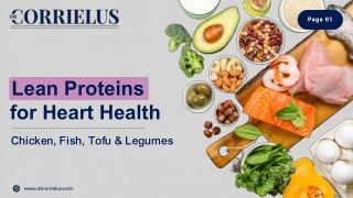 Lean Proteins for Heart Health Chicken, Fish, Tofu & Legumes