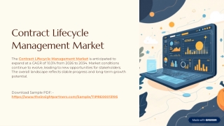 Contract Lifecycle Management Market Developments, Trends, Opportunities,