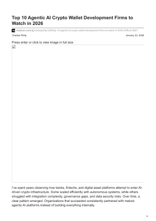 medium.com-Top 10 Agentic AI Crypto Wallet Development Firms to Watch in 2026