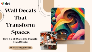 Professional Wall Decal Printing & Branding Solutions