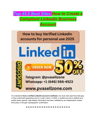 Top 45.6 Best Sites How to Create a Compliant Linkedin Business Account