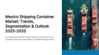 Unlocking Growth in the Mexico Shipping Container Market