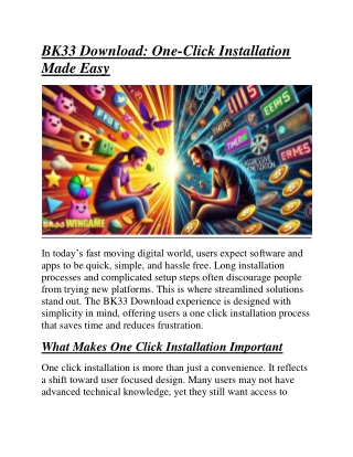 BK33 Download One-Click Installation Made Easy