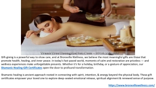 Discover Perfect Relaxing Massage Gift Certificates at Bronxville Wellness.PPTX