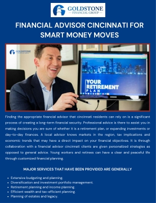 Financial Advisor Cincinnati for Smart Money Moves