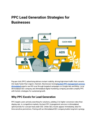PPC Lead Generation Strategies for Businesses