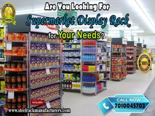 Supermarket Display Rack Manufacturers in Hyderabad | Kanniyakumari | Tiruppur | Kadapa | Nellore