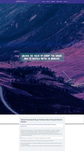 Unlock The Value Of Scrap: The Smart Way To Recycle Metal In Munster