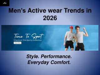 Men’s Activewear Trends in 2026